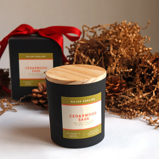 cedarwood sage odor neutralizing candle