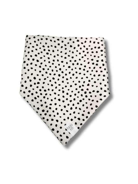Spotted Cream Dog Bandana
