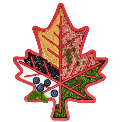 Canadian Maple Leaf Nylon Dog Chew Toy - Durable & USA Made