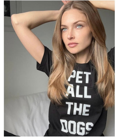 Pet All The Dogs | Uni-Sex Crewneck Tee
