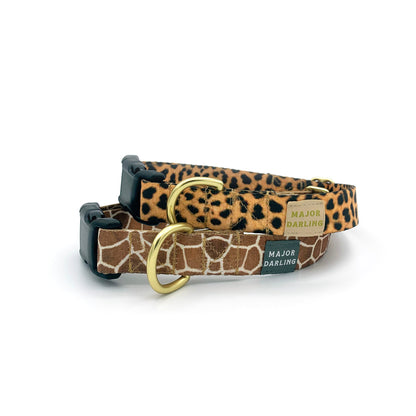 not-so-basic snap collar / leopard