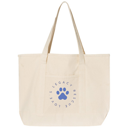 Love's Legacy Rescue Heavy Canvas Tote Bag