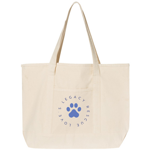 Love's Legacy Rescue Heavy Canvas Tote Bag