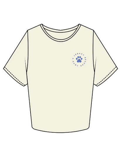 Cropped logo tee