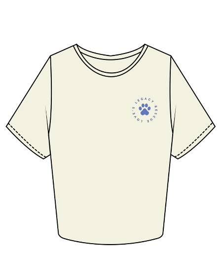 Cropped logo tee