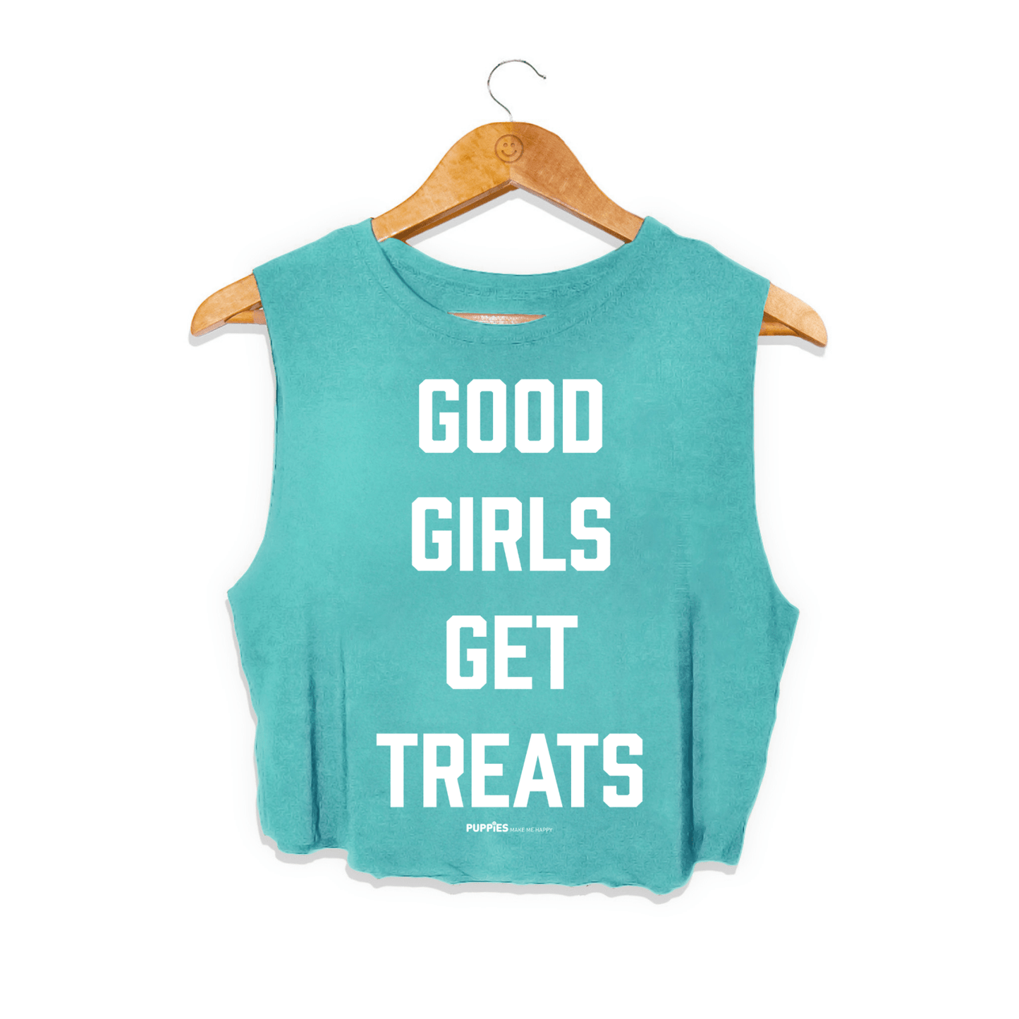 Good Girls Get Treats Crop Top | Gift for Dog Moms & Dog Lovers | Made in USA
