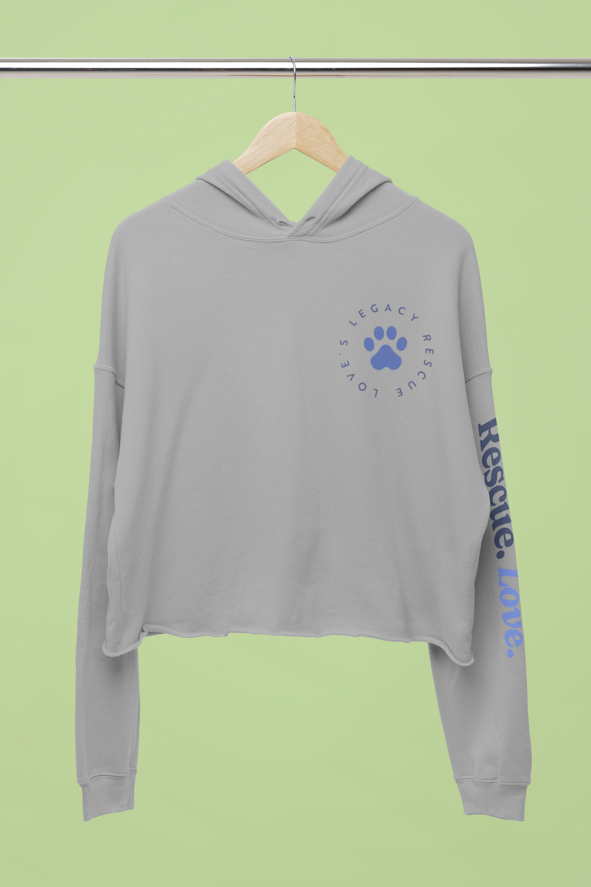 Love's Rescue Crop Hoodie