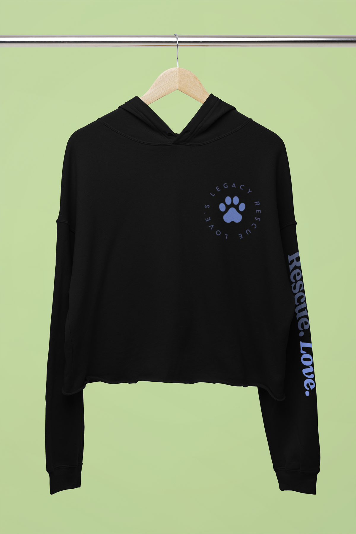 Love's Rescue Crop Hoodie