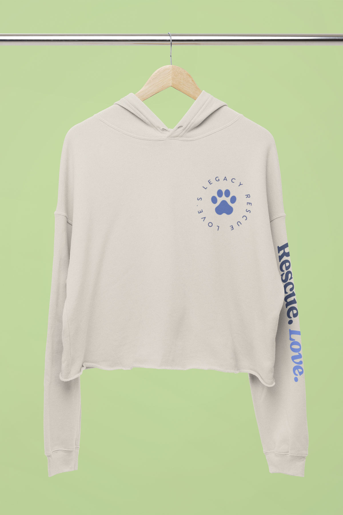 Love's Rescue Crop Hoodie