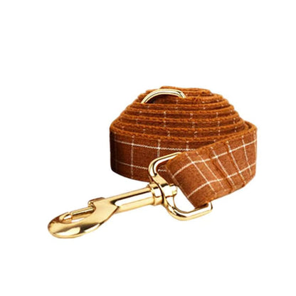 Classic Brown Plaid Set