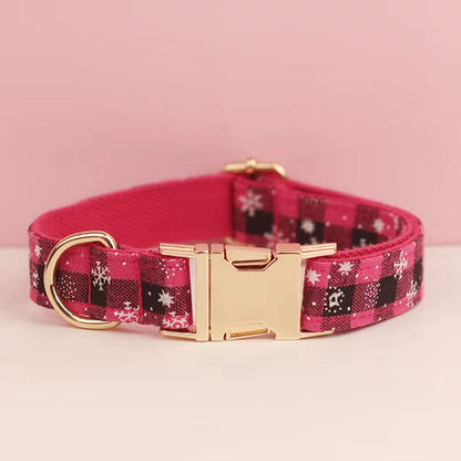 Christmas Red Star Plaid Set