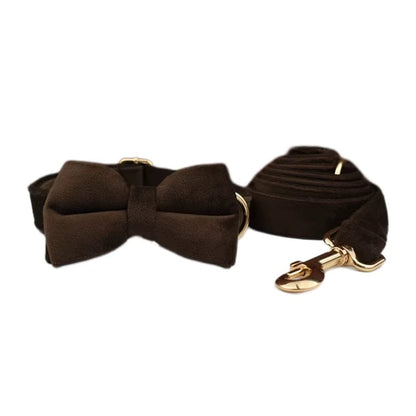 Dark Brown Velvet Set