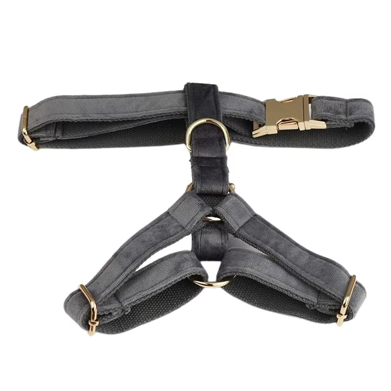 Dark Grey Velvet Set