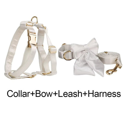 Wedding Pure White Satin Set