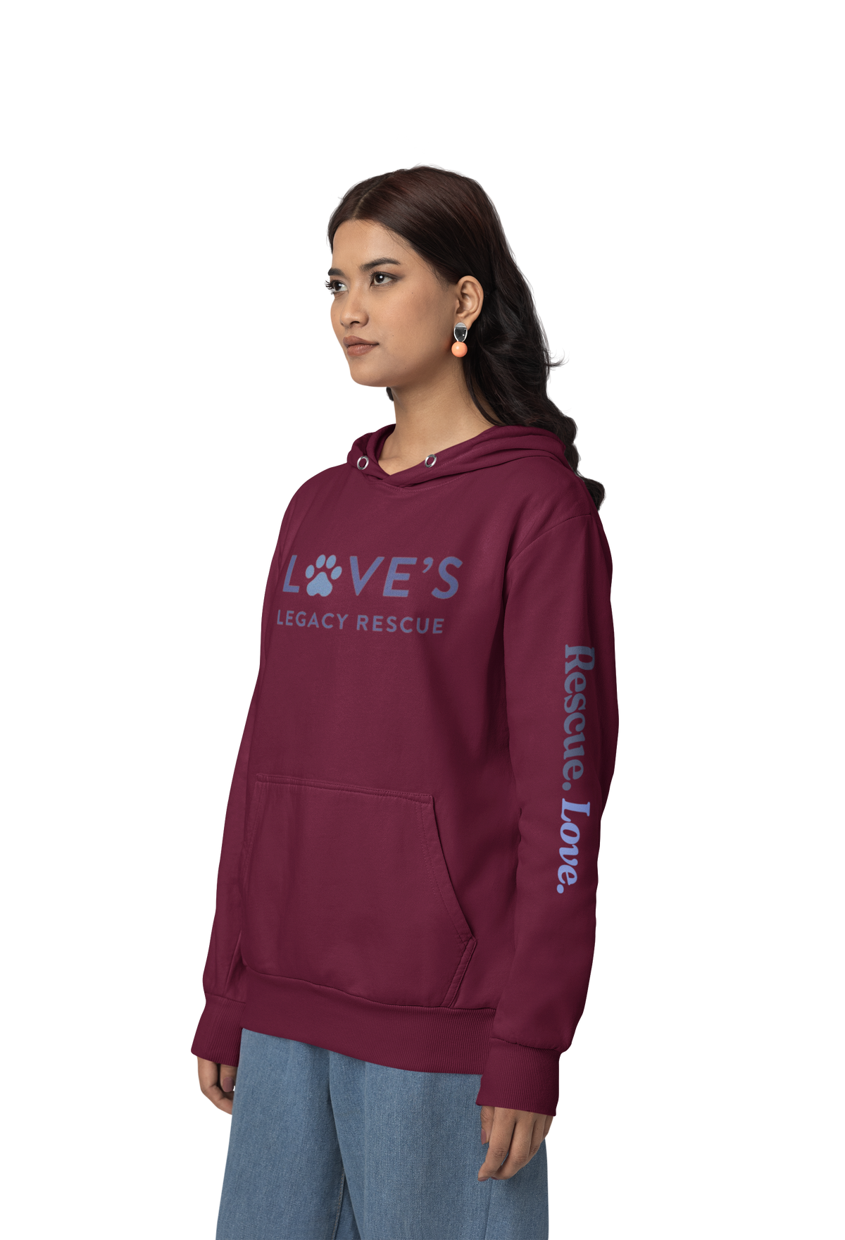 Love's Fleece Pullover Hoodie (Available in several colors)