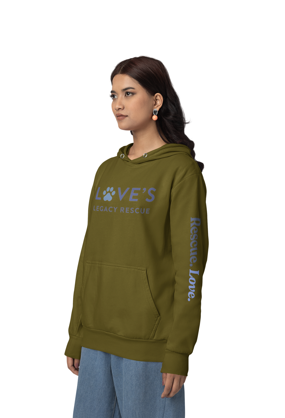 Love's Fleece Pullover Hoodie (Available in several colors)