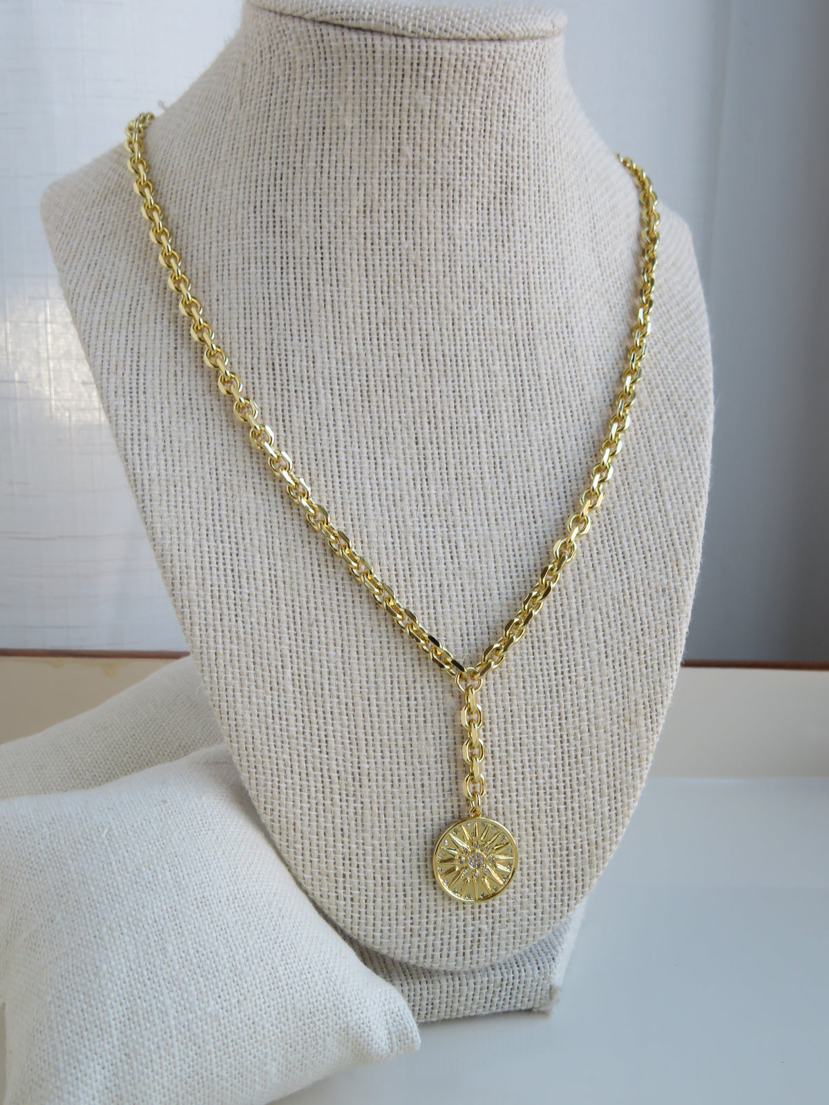 Diamond Sun Burst - Valencia Extension Necklace