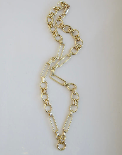 Louvre Charm Holder Necklace - Clicker Clasp - add charms