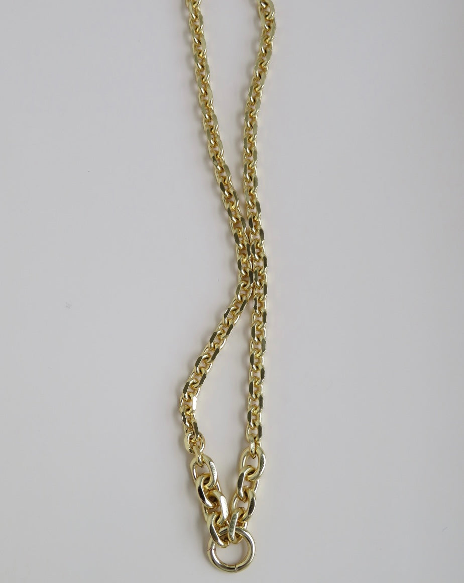 Valencia - Mixed Link Clasp Necklace - add a pendant