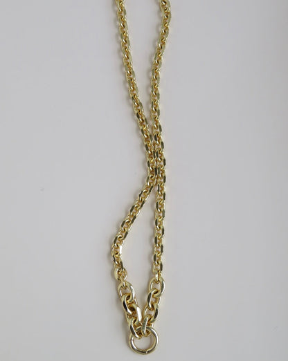 Valencia - Mixed Link Clasp Necklace - add a pendant