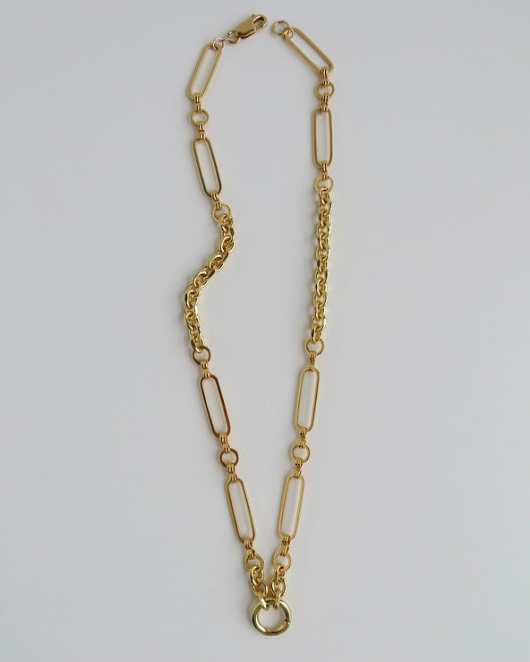 Mallorca Clasp Necklace - Clicker Clasp - add charms