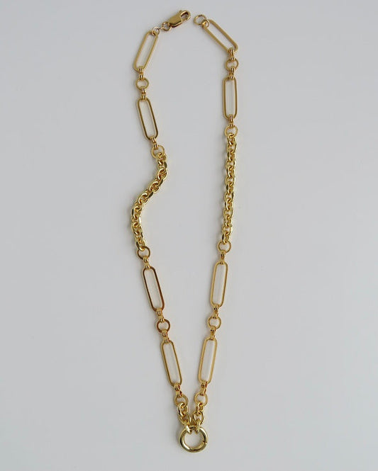 Mallorca Clasp Necklace - Clicker Clasp - add charms