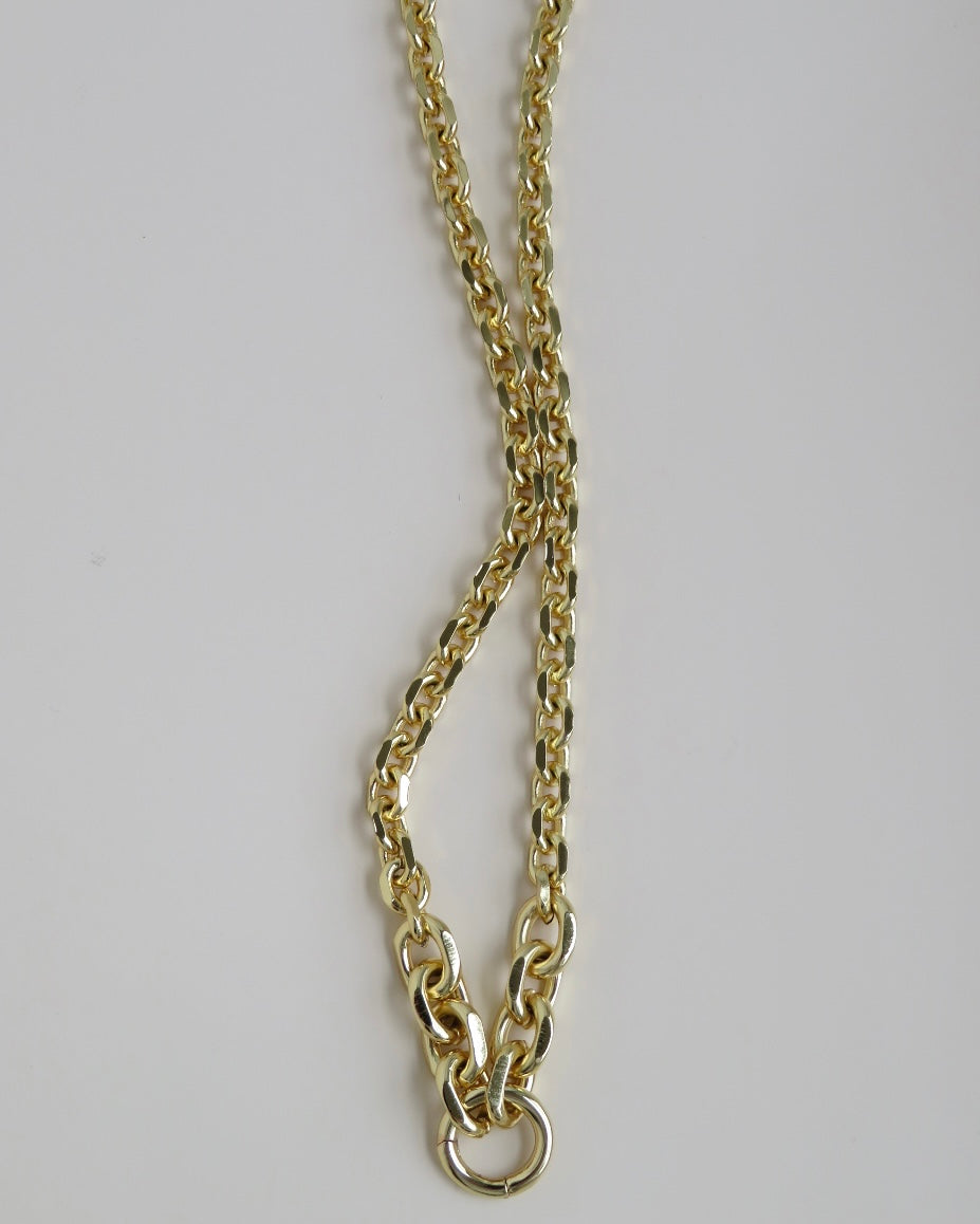 Valencia - Mixed Link Clasp Necklace - add a pendant
