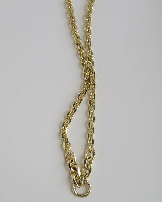 Valencia - Mixed Link Clasp Necklace - add a pendant