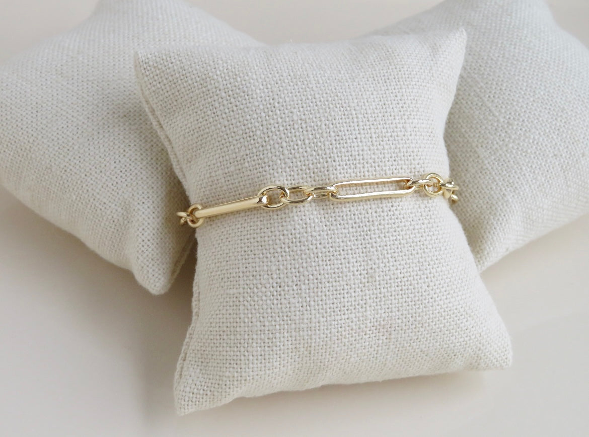 Figaro Link Ankle Bracelet