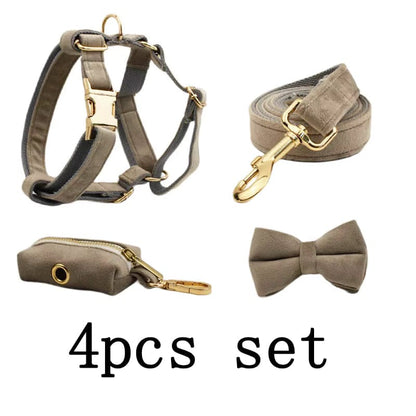 Light Grey Velvet Set