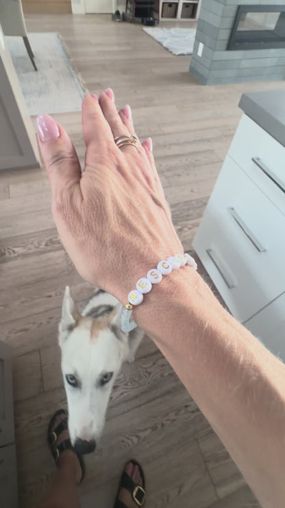Rescue Love beaded bracelet