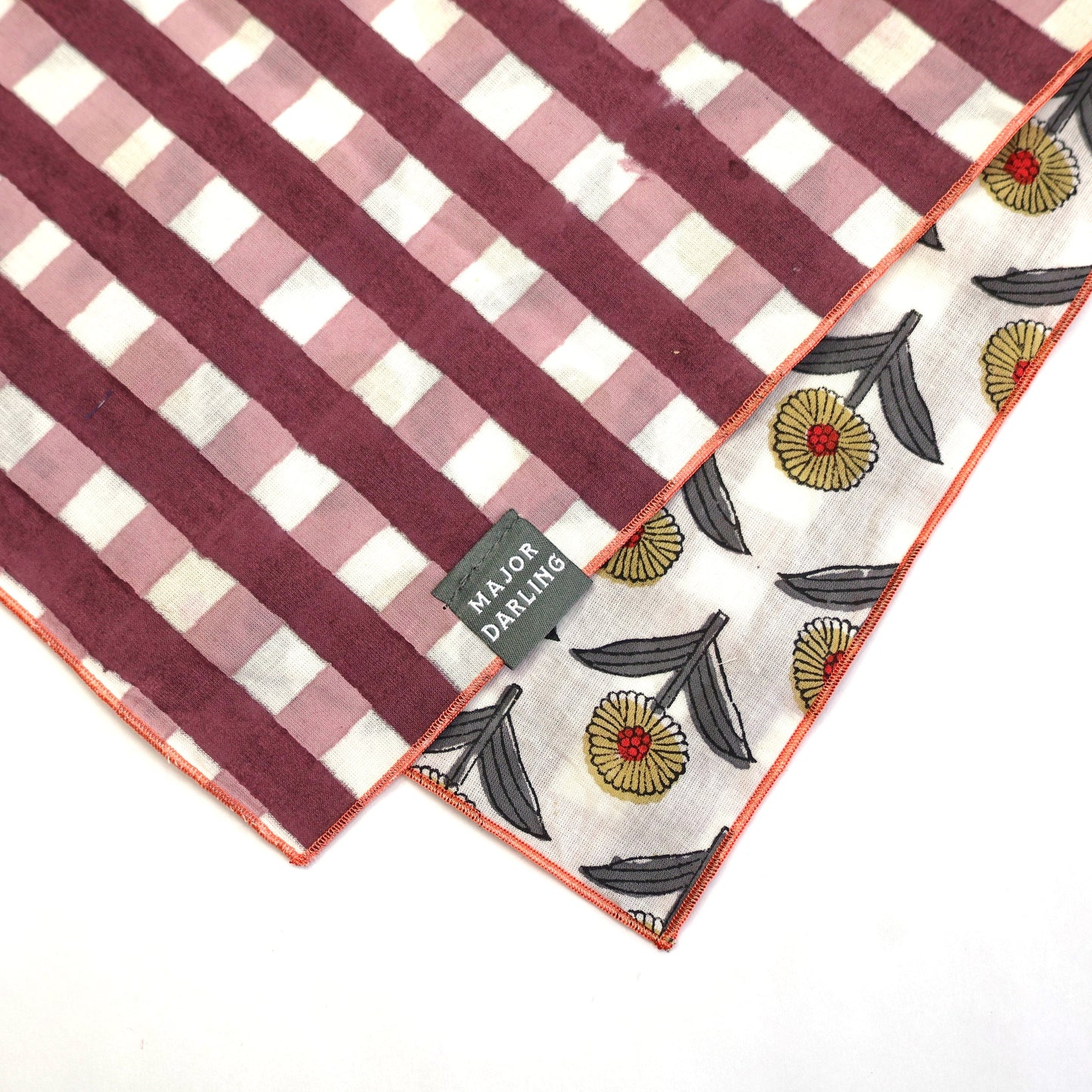 reversible bandana / sunflower picnic
